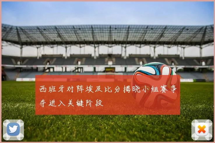西班牙对阵埃及比分揭晓小组赛争夺进入关键阶段