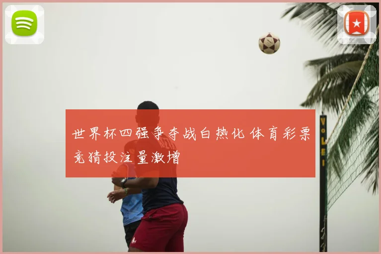 世界杯四强争夺战白热化 体育彩票竞猜投注量激增